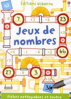 Couverture du livre « FICHES JEUX ; jeux de nombres » de Simon Tudhope aux éditions Usborne
