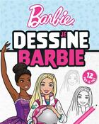 Couverture du livre « Je dessine Barbie » de Mattel aux éditions Hachette Jeunesse