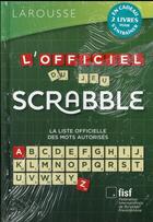 Couverture du livre « Officiel du scrabble ; coffret spécial été » de  aux éditions Larousse