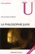 Couverture du livre « La philosophie juive (2e édition) » de Maurice-Ruben Hayoun aux éditions Armand Colin