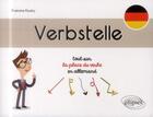 Couverture du livre « Verbstelle. tout sur la place du verbe en allemand. » de Francine Rouby aux éditions Ellipses