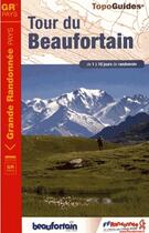 Couverture du livre « Tour du Beaufortain (édition 2016) » de  aux éditions Ffrp