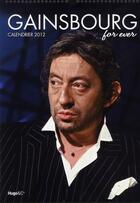 Couverture du livre « Calendrier mural Serge Gainsbourg 2012 » de  aux éditions Hugo Image