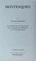 Couverture du livre « Les lettres persanes et autres oeuvres T21 » de Montesquieu aux éditions Societe Du Figaro