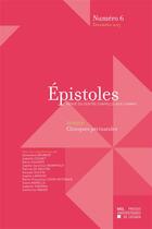 Couverture du livre « EPISTOLES T.6 ; cliniques périnatales » de Epistoles aux éditions Pu De Louvain