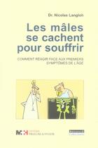 Couverture du livre « Les mâles se cachent pour souffrir ; comment réagir face aux premiers symptômes de l'âge ? » de Nicolas Langloh aux éditions Rms