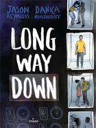 Couverture du livre « Long way down » de Insa Sane et Danica Novgorodoff et Jason Reynolds aux éditions Milan