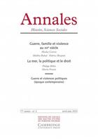 Couverture du livre « Annales. histoire sciences sociales, n 2/2022 » de  aux éditions Ehess