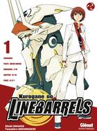 Couverture du livre « Kurogane no Linebarrels Tome 1 » de Eiichi Shimizu et Tomohiro Shimoguchi aux éditions Glenat