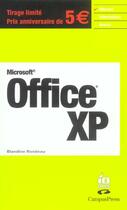 Couverture du livre « Office Xp » de Blandine Rondeau aux éditions Campuspress