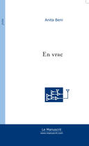 Couverture du livre « En vrac » de Beni-A aux éditions Le Manuscrit