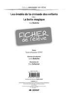 Couverture du livre « Evades de la croisade des enfants - fichier » de  aux éditions Sedrap