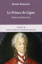 Couverture du livre « Le prince de Ligne » de Sophie Deroisin aux éditions Tallandier