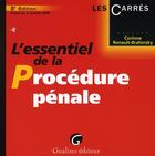 Couverture du livre « L'essentiel de la procédure pénale » de Renault-Brahinsky Co aux éditions Gualino
