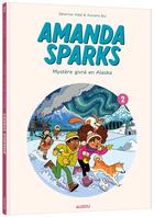 Couverture du livre « Amanda Sparks t.2 : mystère givré en Alaska » de Severine Vidal et Auriane Bui aux éditions Auzou