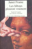 Couverture du livre « Les hiboux pleurent vraiment » de Janet Frame aux éditions Rivages