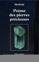 Couverture du livre « Poeme des pierres precieuses » de Marbode aux éditions Millon