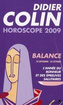 Couverture du livre « Horoscope 2009 ; cancer » de Didier Colin aux éditions Editions 1
