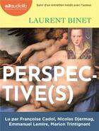 Couverture du livre « Perspective(s) - livre audio 1 cd mp3 » de Laurent Binet aux éditions Audiolib