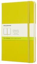 Couverture du livre « Carnet blanc grand format rigide jaune dandelion » de  aux éditions Moleskine