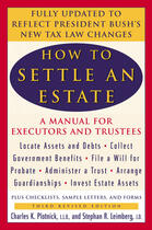 Couverture du livre « How to Settle an Estate » de Leimberg Stephen R aux éditions Penguin Group Us