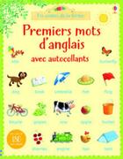 Couverture du livre « Premiers mots d'anglais avec autocollants » de Heather Amery aux éditions Usborne