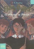 Couverture du livre « Harry Potter Tome 5 : Harry Potter et l'ordre du phénix » de J. K. Rowling aux éditions Gallimard-jeunesse