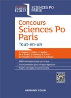 Couverture du livre « Concours Sciences Po Paris ; tout-en-un » de  aux éditions Armand Colin