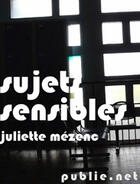 Couverture du livre « Sujets sensibles » de Juliette Mezenc aux éditions Publie.net