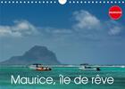 Couverture du livre « Maurice le de reve calendrier mural 2020 din a4 horizontal - nature tropicale et des plages » de Andreas Schoen aux éditions Calvendo