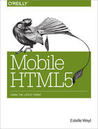 Couverture du livre « Mobile HTML5 » de Estelle Weyl aux éditions O`reilly Media