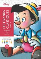 Couverture du livre « Coloriages mystères ; les grands classiques disney t..8 ; coloriez les chiffres et découvrez l'image ! » de Disney aux éditions Hachette Pratique