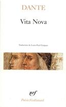 Couverture du livre « Vita nova » de Dante Alighieri aux éditions Gallimard