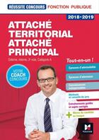 Couverture du livre « Réussite concours ; reussite concours ; attaché territorial, attaché principal catégorie A ; préparation complète (édition 2018/2019) » de Daric F. Lapierre aux éditions Foucher