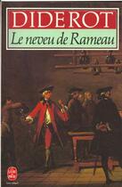 Couverture du livre « Le neveu de Rameau » de Denis Diderot aux éditions Le Livre De Poche