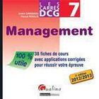 Couverture du livre « Les carrés DCG 7 ; management 2012-2013 (3e édition) » de Pascal Roulle et Andre Cavagnol aux éditions Gualino