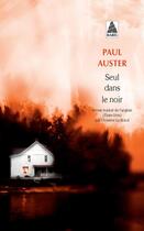 Couverture du livre « Seul dans le noir » de Paul Auster aux éditions Actes Sud