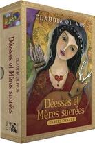 Couverture du livre « Déesses et mères sacrées : cartes oracle » de Claudia Olivos aux éditions Vega