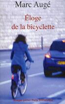 Couverture du livre « Éloge de la bicyclette » de Marc Auge aux éditions Rivages