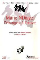 Couverture du livre « REVUE DES SCIENCES HUMAINES ; Marie Ndiaye » de  aux éditions Pu Du Septentrion