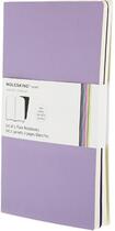 Couverture du livre « Carnet volant blanc ; grand format ; set 2 ; couverture souple violet » de Moleskine aux éditions Moleskine Papet