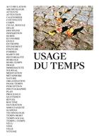 Couverture du livre « Usage du temps » de Nicolas Giraud aux éditions Ensp Arles