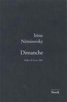 Couverture du livre « Dimanche » de Irene Nemirovsky aux éditions Stock