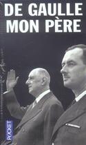 Couverture du livre « Coffret De Gaulle Mon Pere » de Philippe De Gaulle aux éditions Pocket