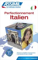 Couverture du livre « Perfectionnement italien » de Federico Benedetti aux éditions Assimil