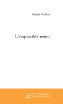Couverture du livre « L'impossible neant » de Sylviane Faure aux éditions Le Manuscrit