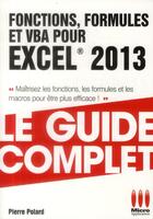 Couverture du livre « Fonctions, formules et VBA pour Excel (édition 2013) » de Jean-Paul Mesters aux éditions Ma