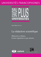 Couverture du livre « La rédaction scientifique » de Dubois Jean-Marie aux éditions Estem