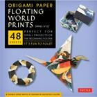Couverture du livre « Origami paper floating world ukiyo-e small 6 3/4 » de  aux éditions Tuttle