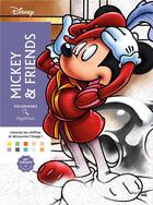 Couverture du livre « Art-thérapie ; Coloriages mystères : Mickey & friends » de Jeremy Mariez aux éditions Hachette Heroes